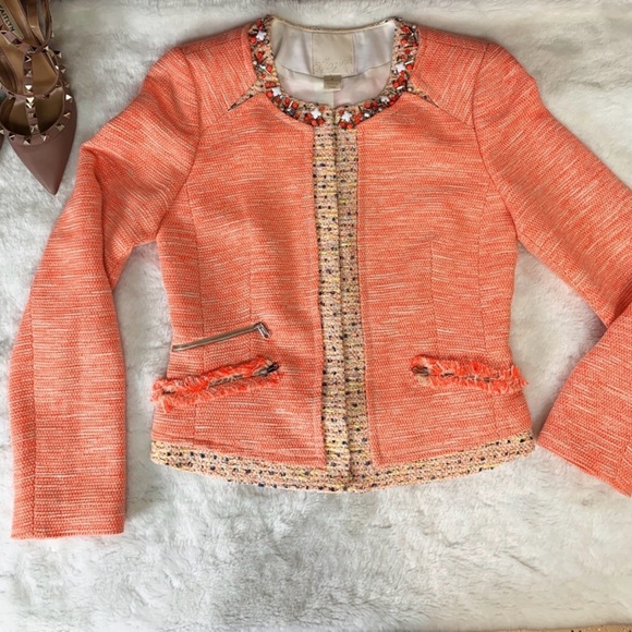 McGinn Coral Textured Blazer - Picture 3 of 6